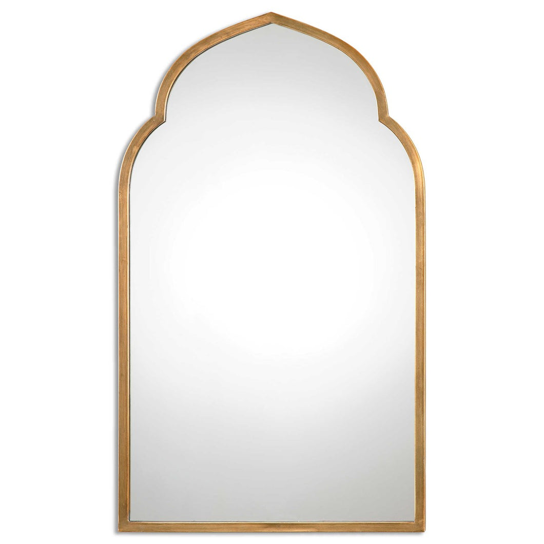 Kendall Arched Mirror, Gold