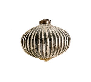 4" Grooved Ornament
