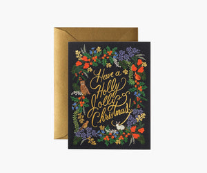 Holly Jolly Christmas Card, Box of 8